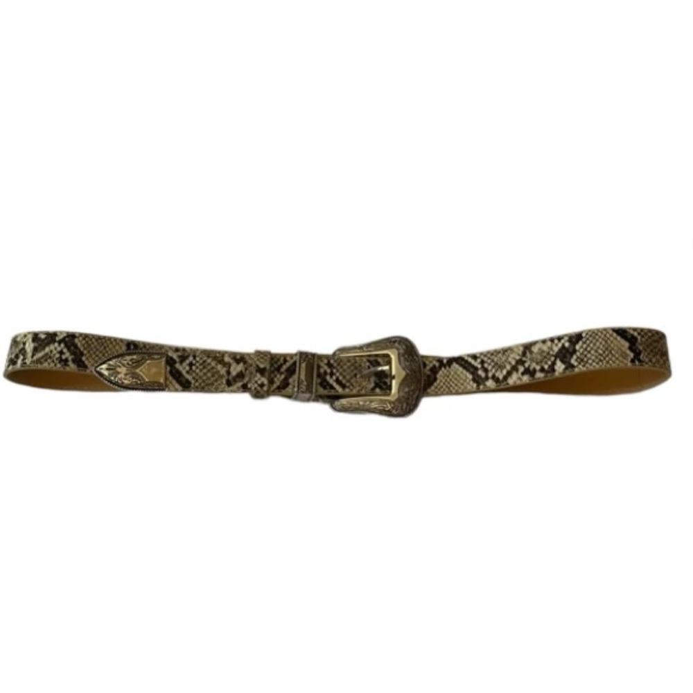 Snakeprint Western style Belt